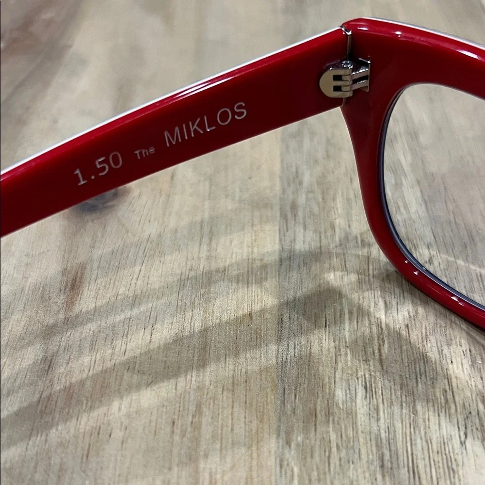 caddis reading - Black and Red Cat-Eye Reading Glasses - The Miklos 1.50